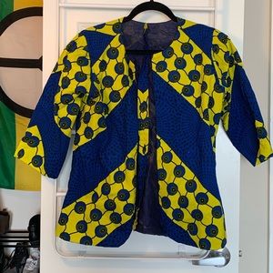 Ankara Fabric Jacket